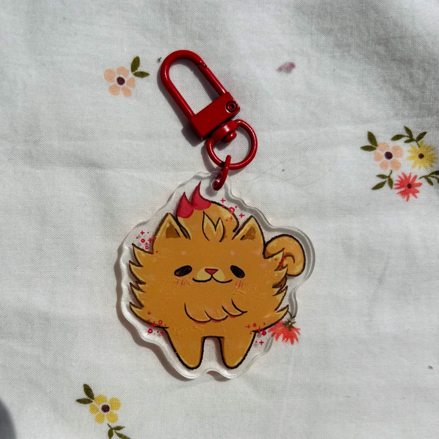 Fire Dog Keychain