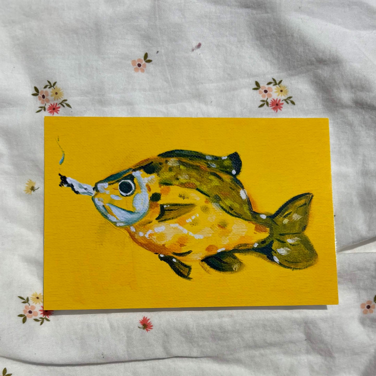 Smoking Fish Print