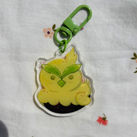 Grass Bird Keychain